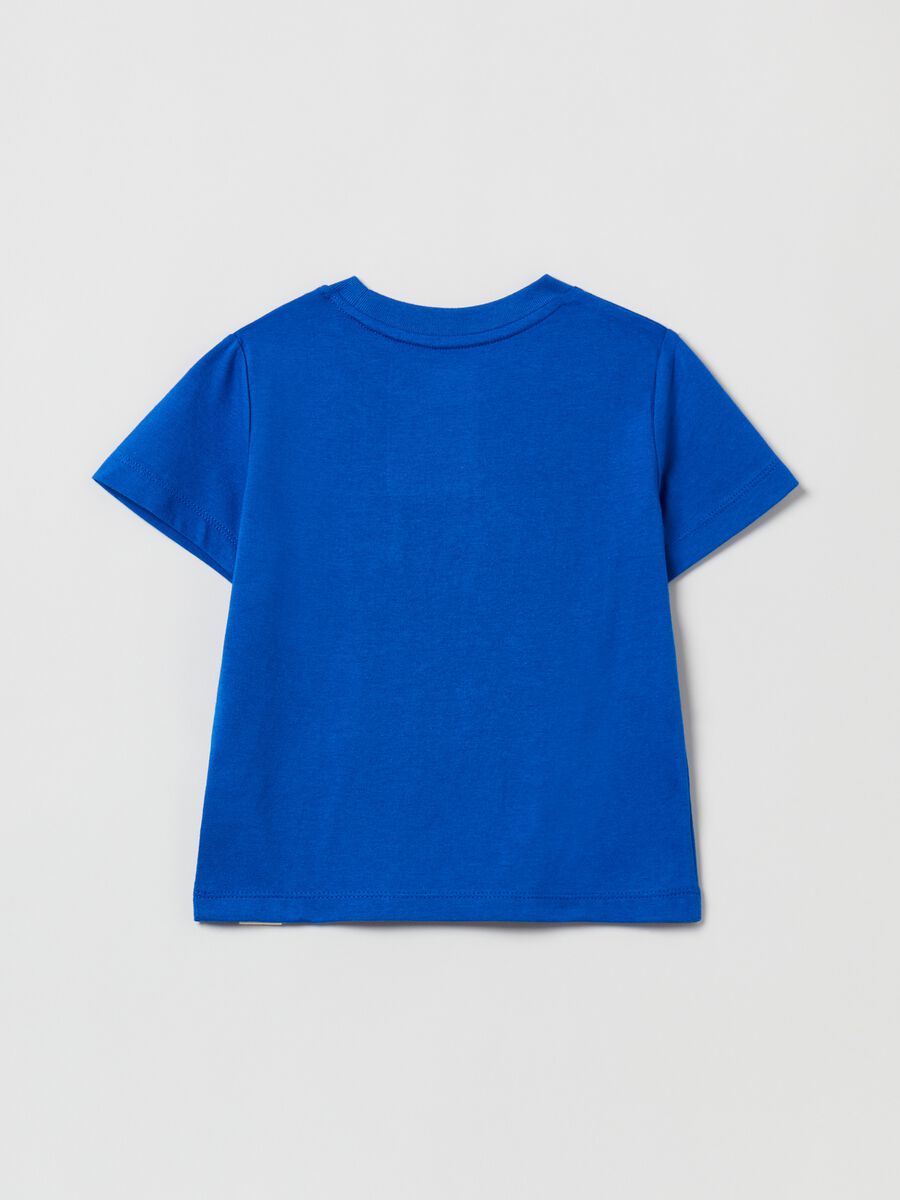 Cotton T-shirt with pocket Newborn Boy_1