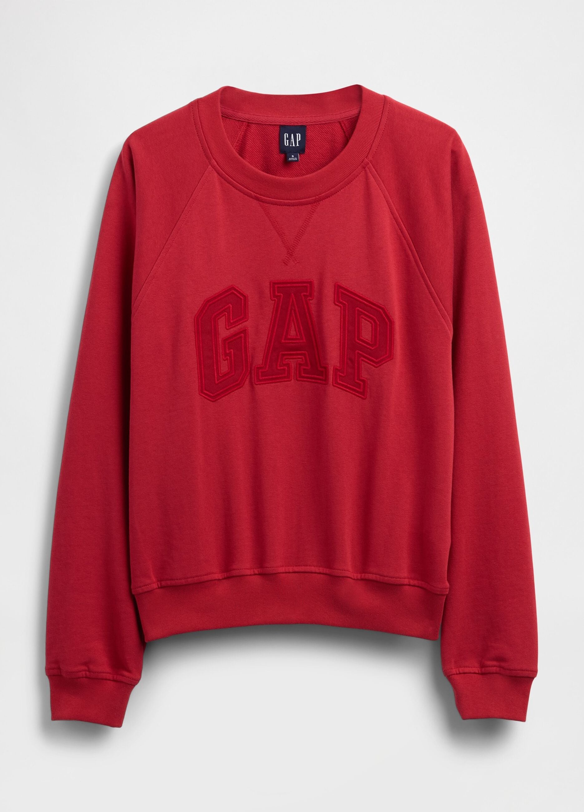 Felpa girocollo in misto cotone con logo GAP