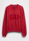 Felpa girocollo in misto cotone con logo GAP_3