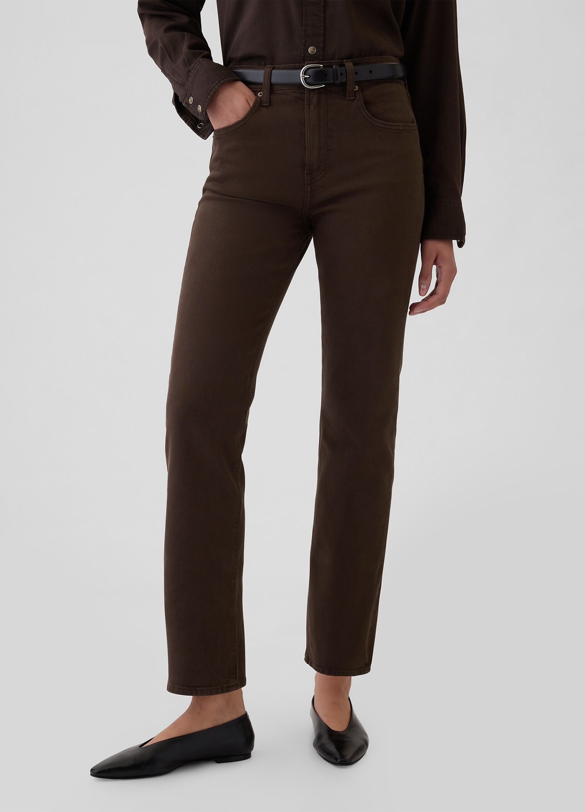 Straight-fit trousers in stretch cotton_1