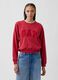 Felpa girocollo in misto cotone con logo GAP_0