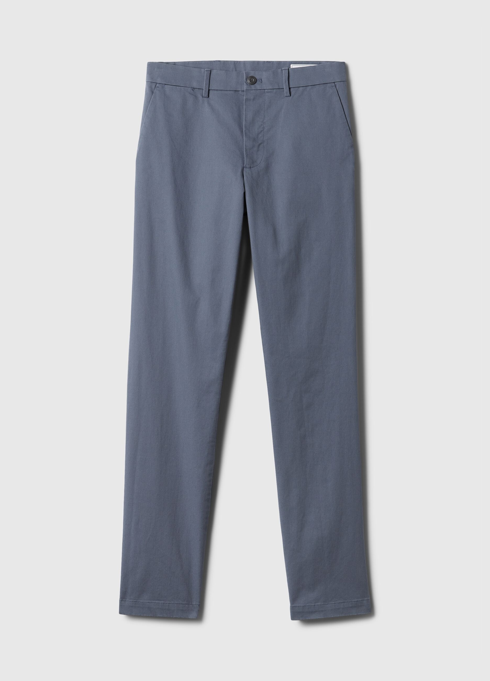 Straight-fit trousers in stretch cotton_4