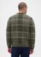 Maglione verde a quadri in misto lana e alpaca_1
