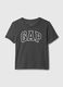 T-shirt grigia in cotone con grafica GAP_0