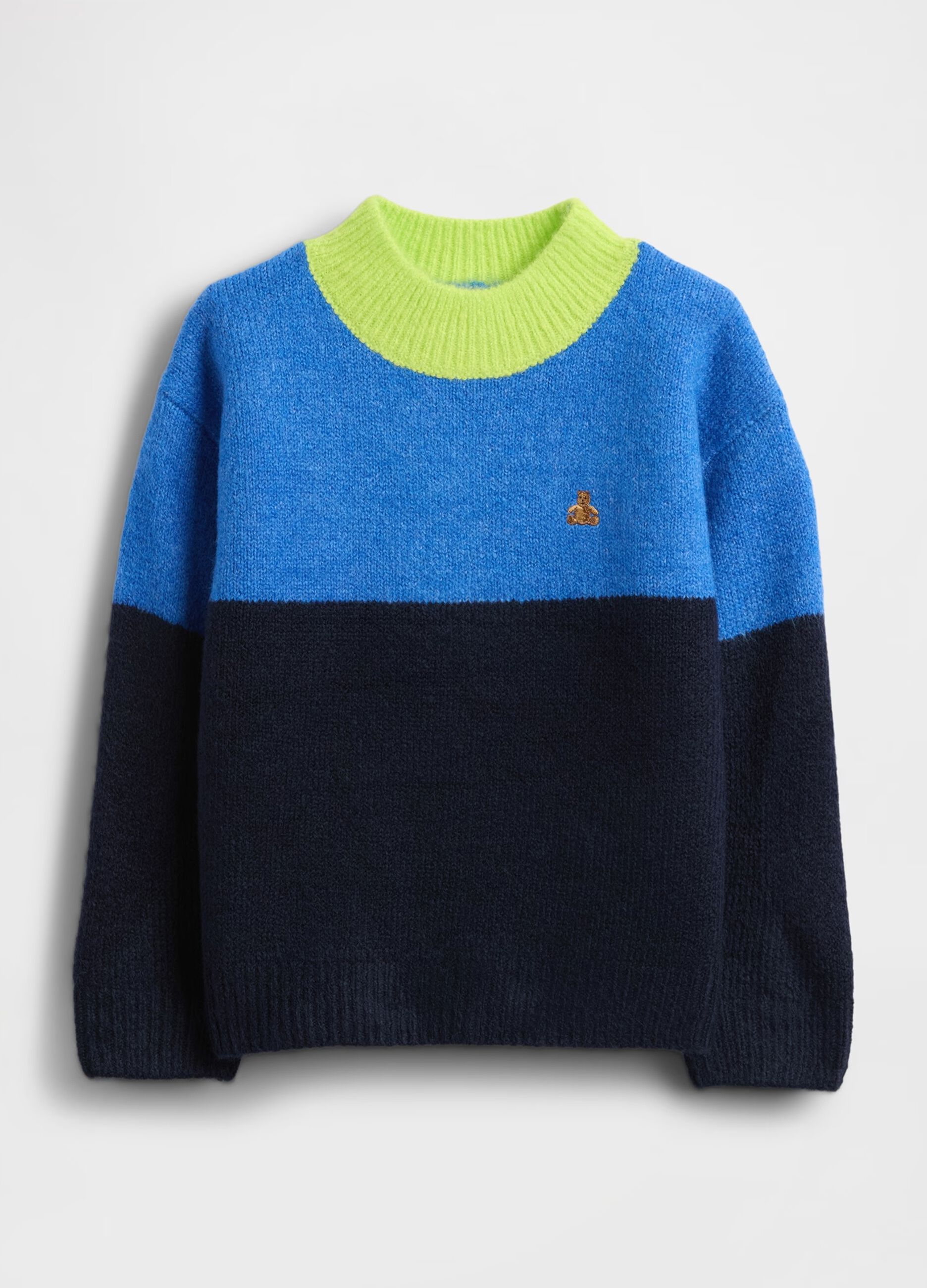 Maglione multicolor in tessuto elasticizzato per bambino
