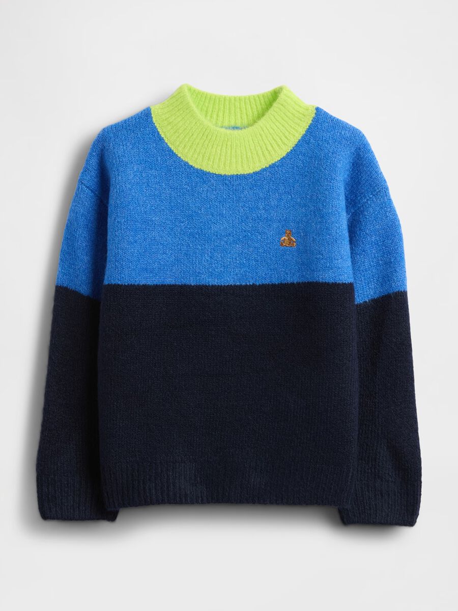 Maglione multicolor in tessuto elasticizzato per bambino Bimbo_0