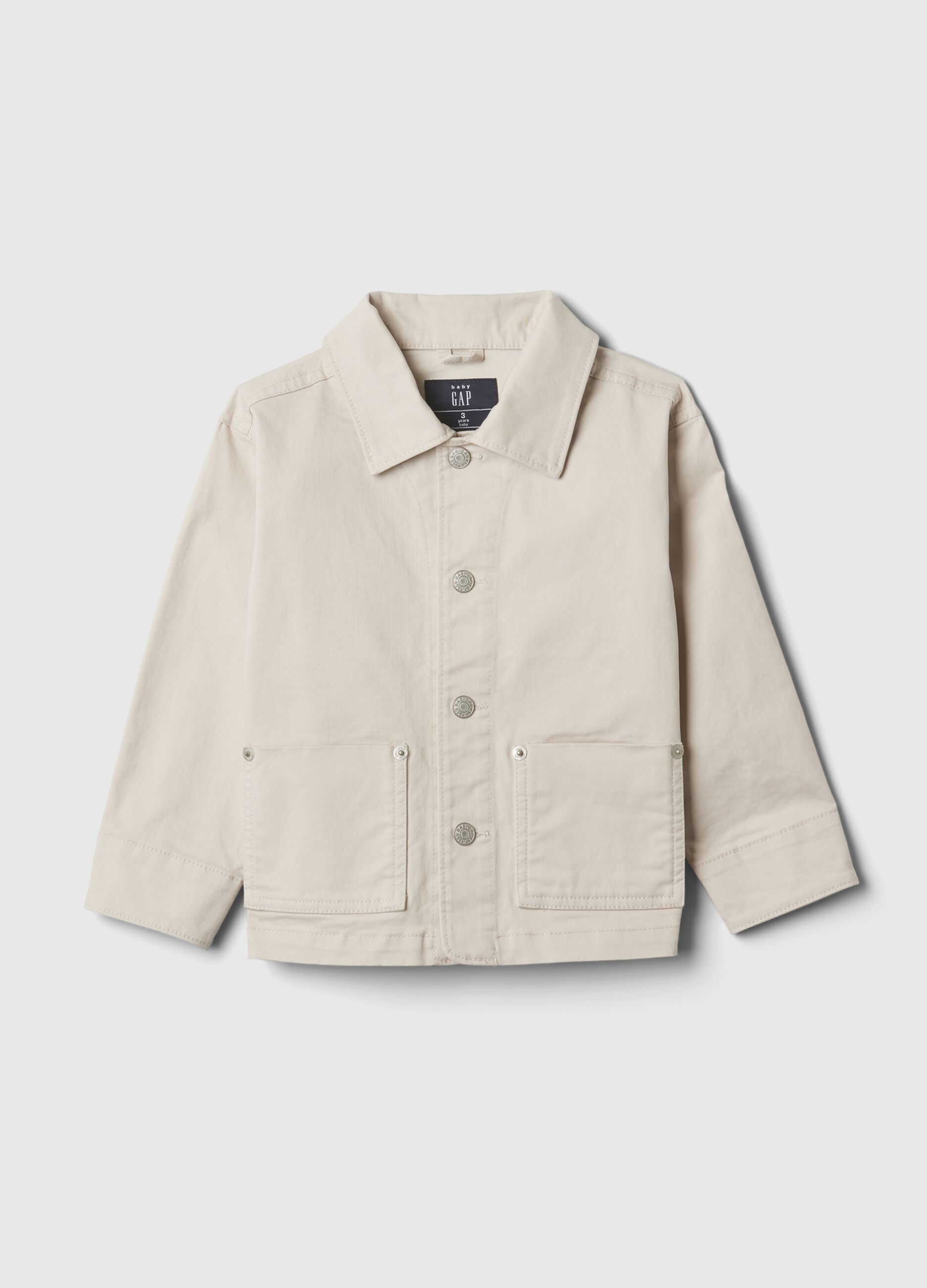 Shacket in cotone stretch