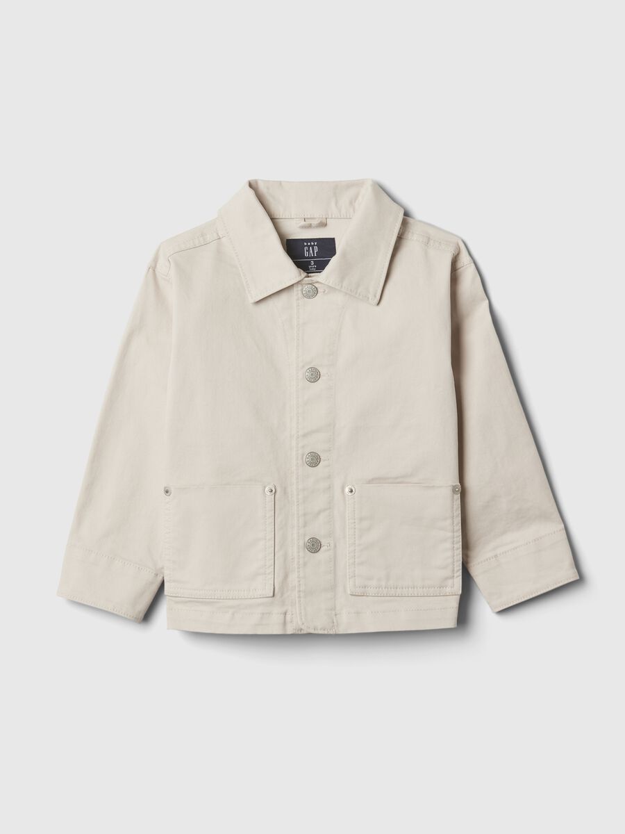 Shacket in cotone stretch Bimbo_0