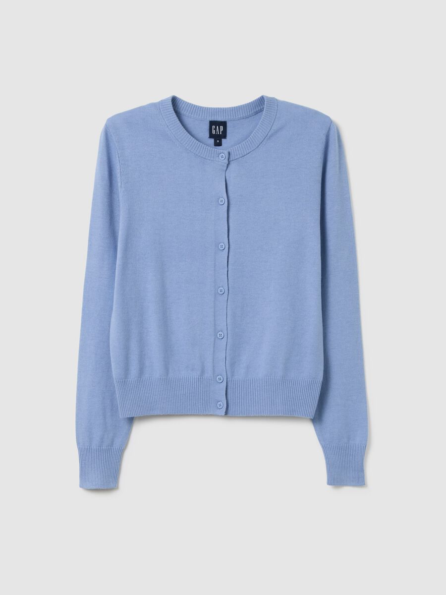Cardigan con scollo rotondo Donna_2