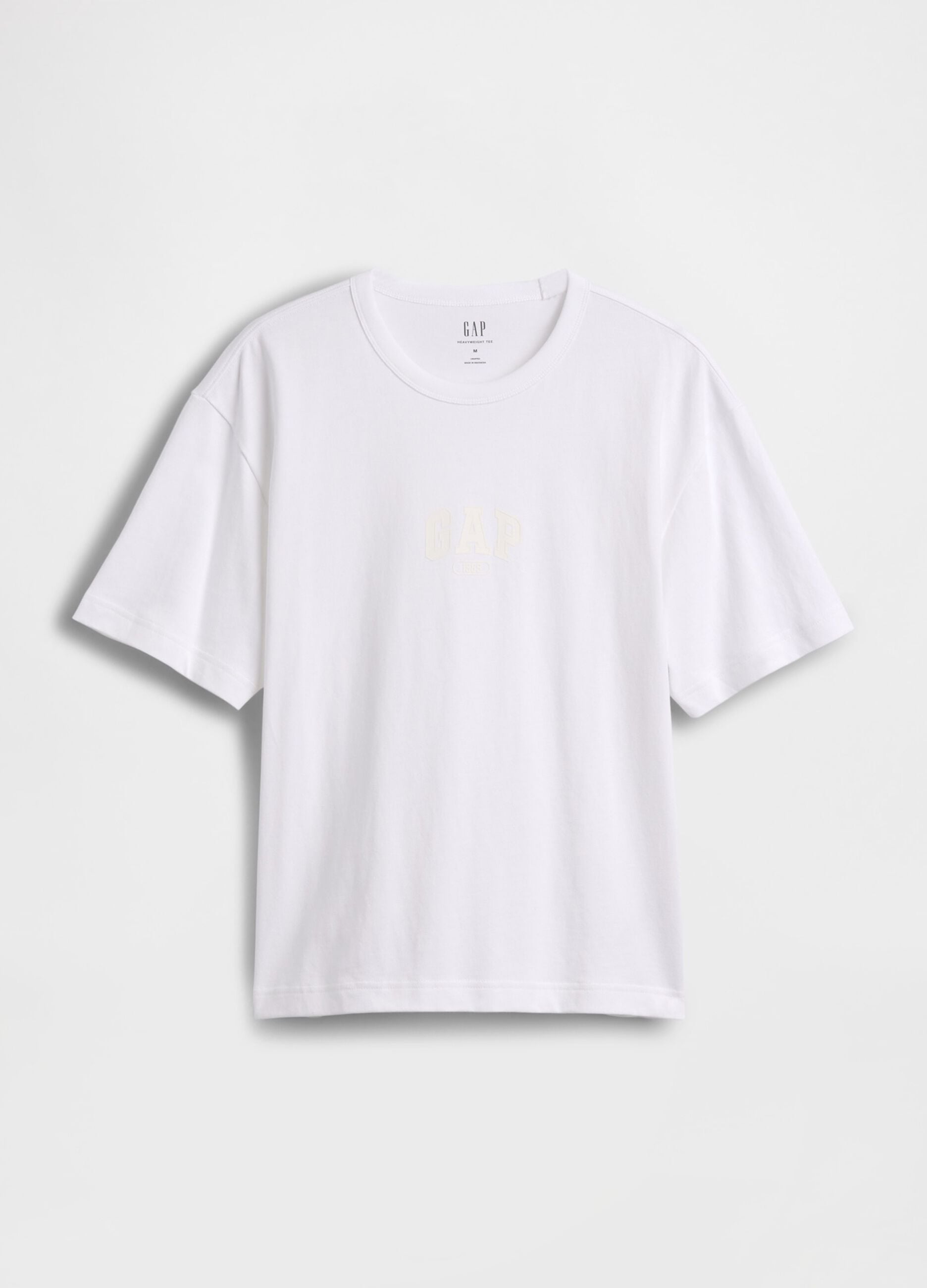 T-shirt in puro cotone a maniche corte con logo GAP