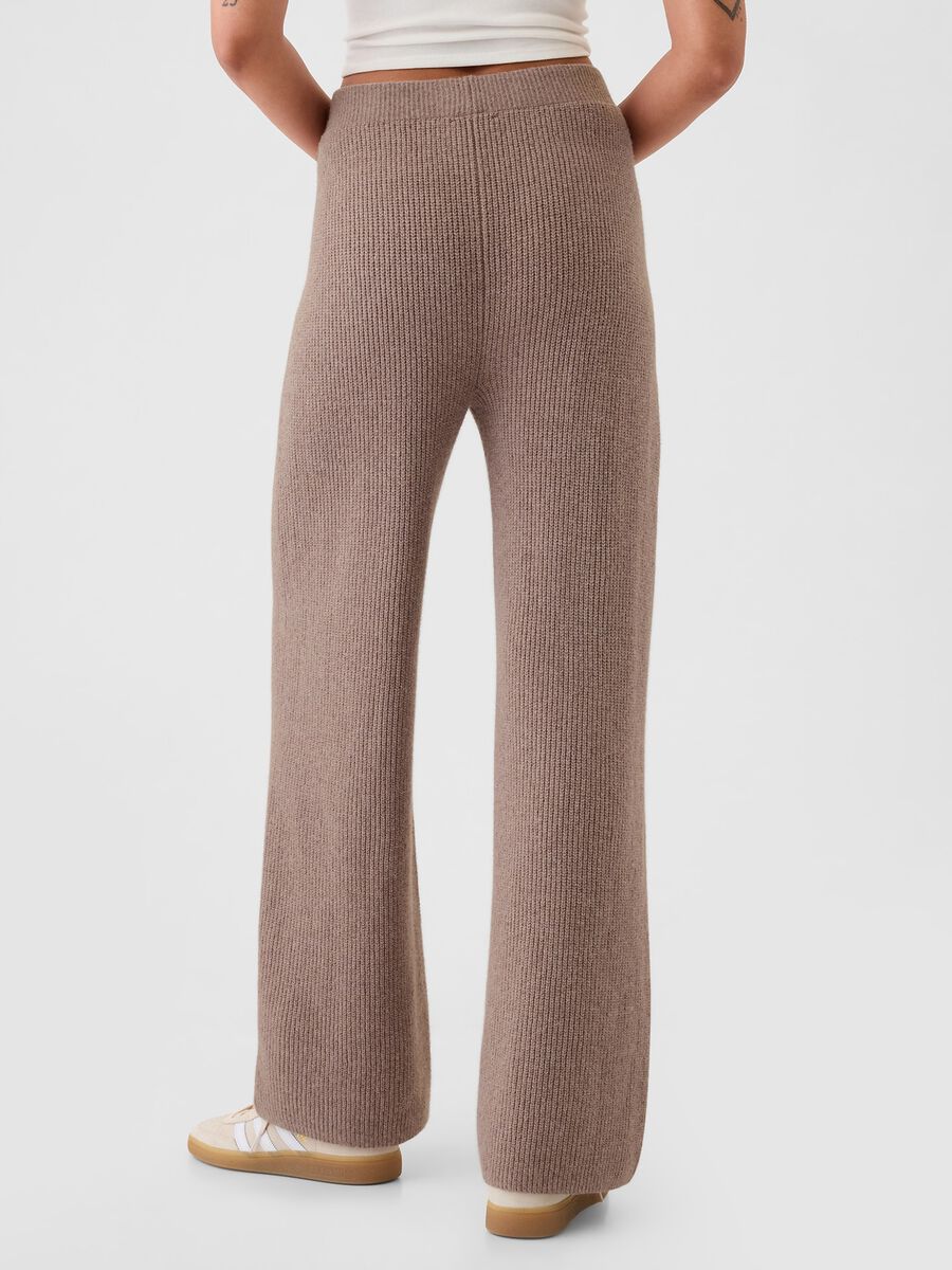 Pantalone a gamba larga a costine Donna_2