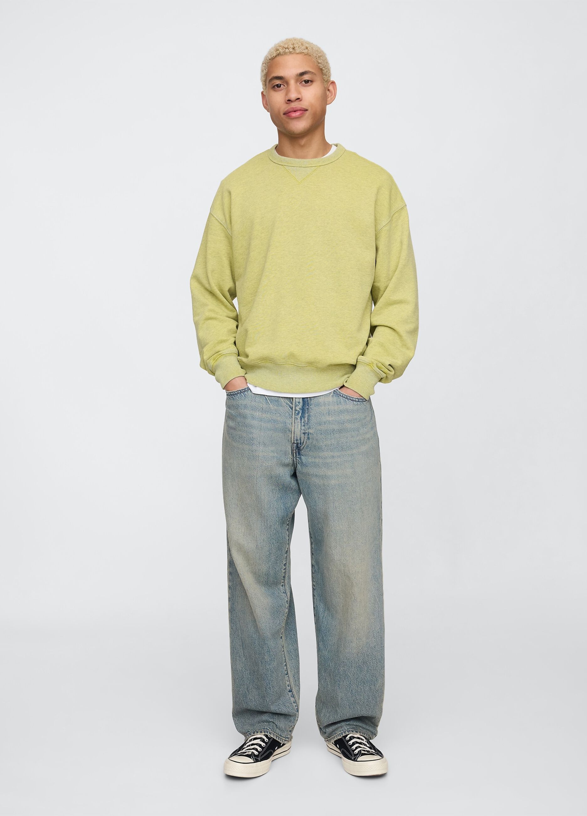 Jeans baggy in denim a cinque tasche Gap