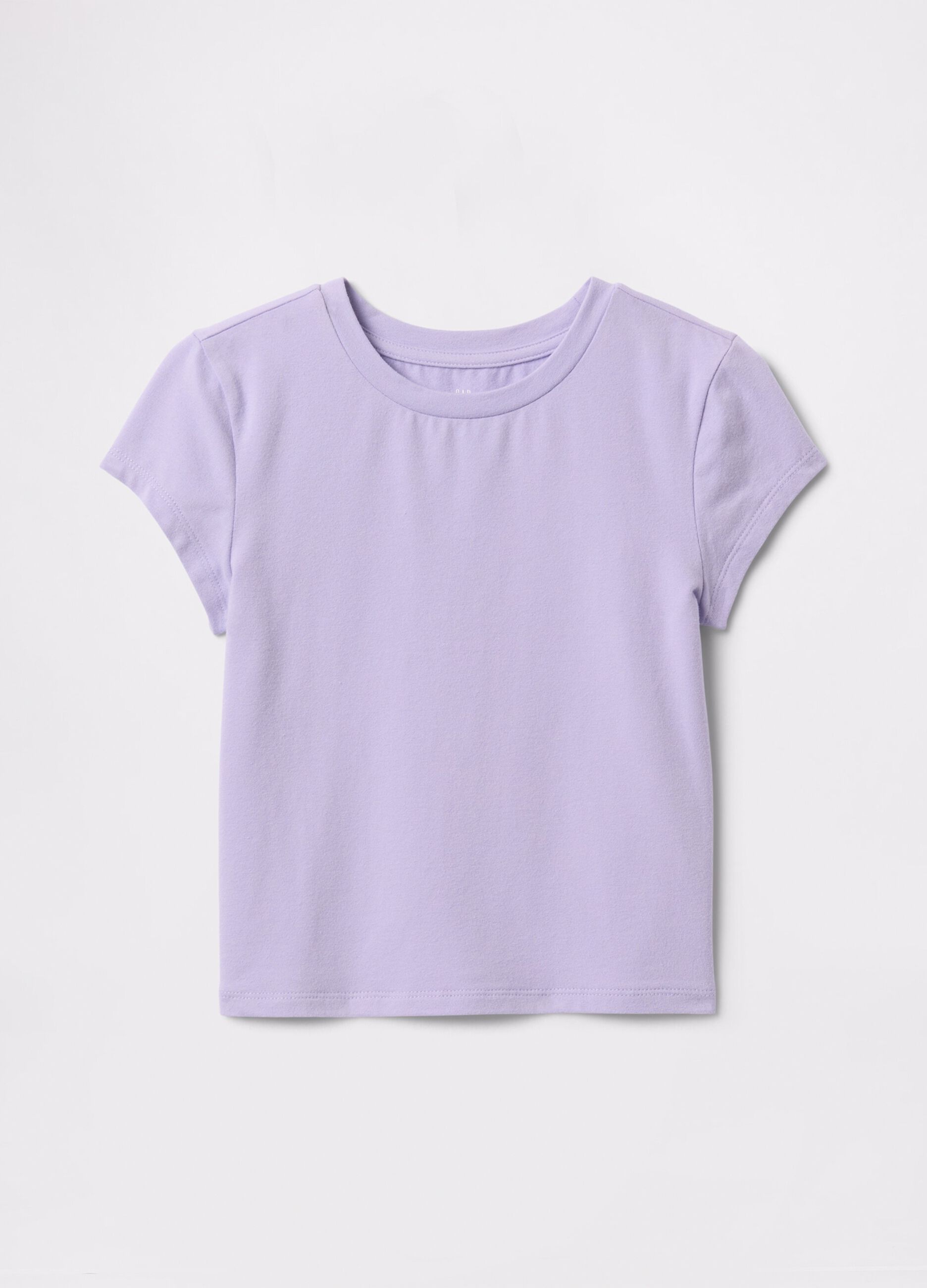 T-shirt viola in cotone stretch_2