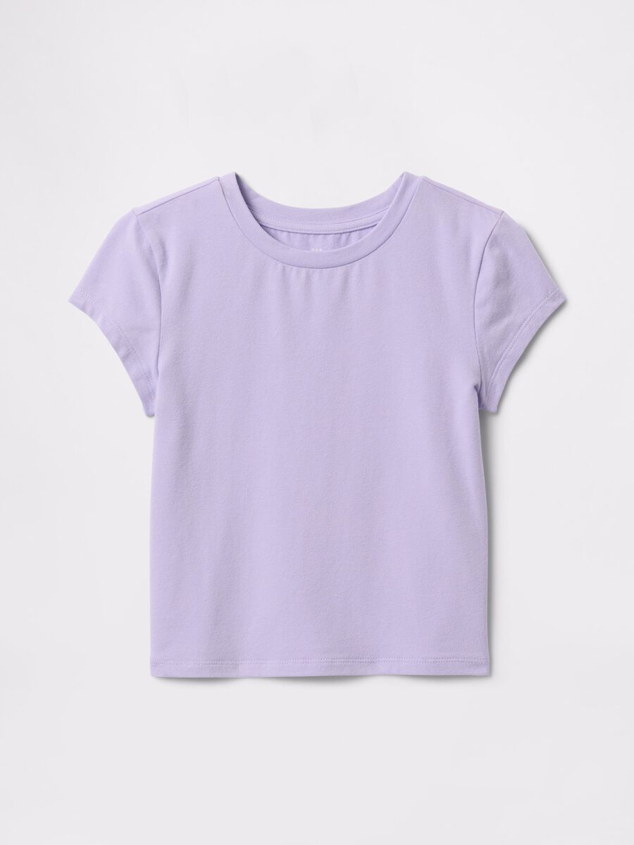 GAP Kids Lavender Stretch Cotton Short Sleeve T-shirt Girl_2