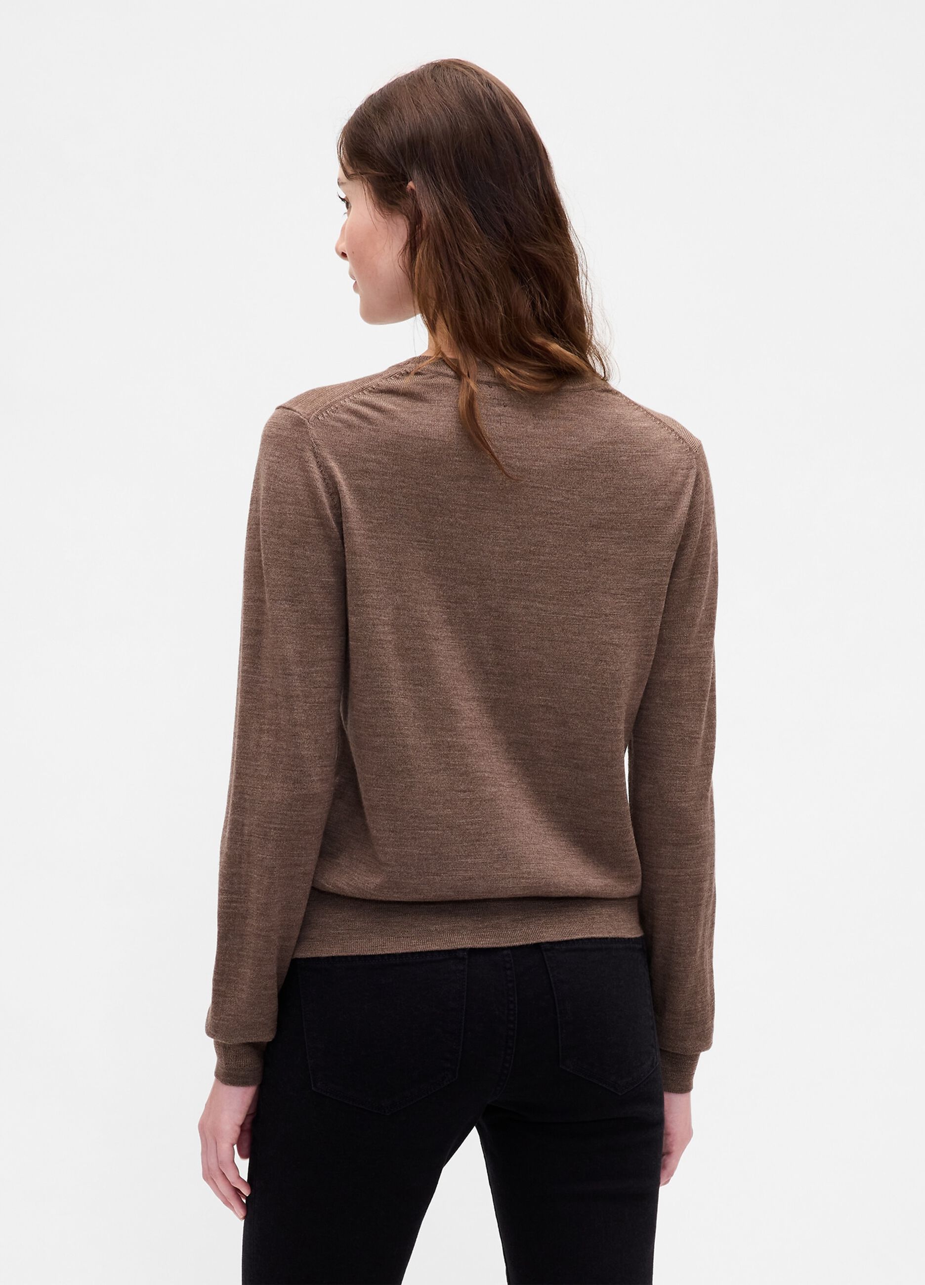 Maglione marrone in lana_2