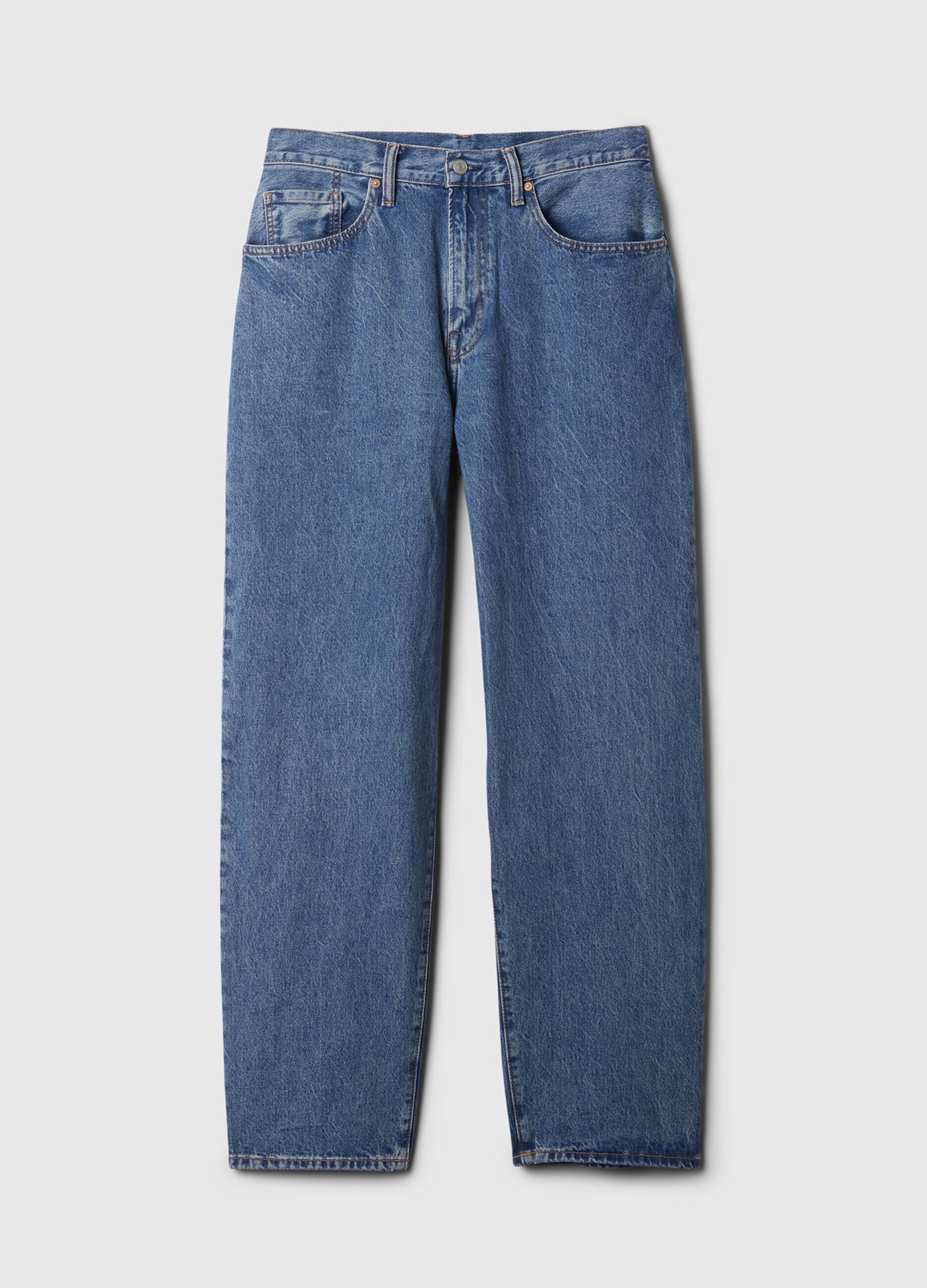 Jeans baggy fit a vita media_3