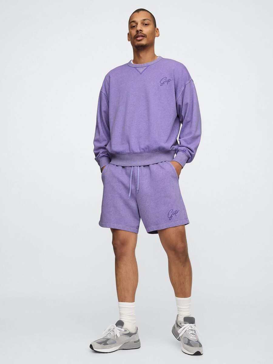Shorts viola in misto cotone e poliestere Gap Uomo_3