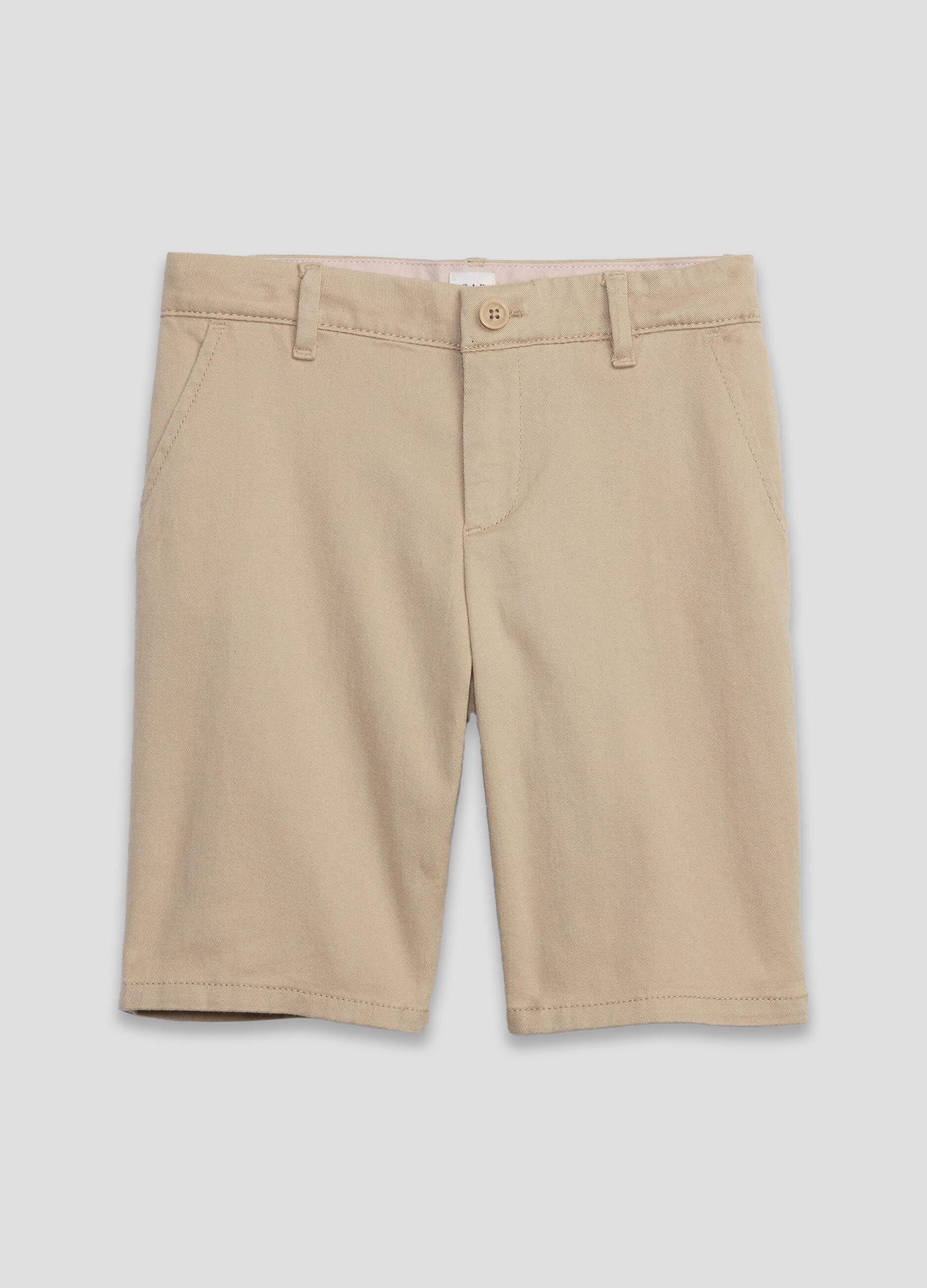 Solid colour Bermuda shorts with pockets_1