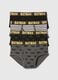 Four-pack briefs with Batman pattern and print_0