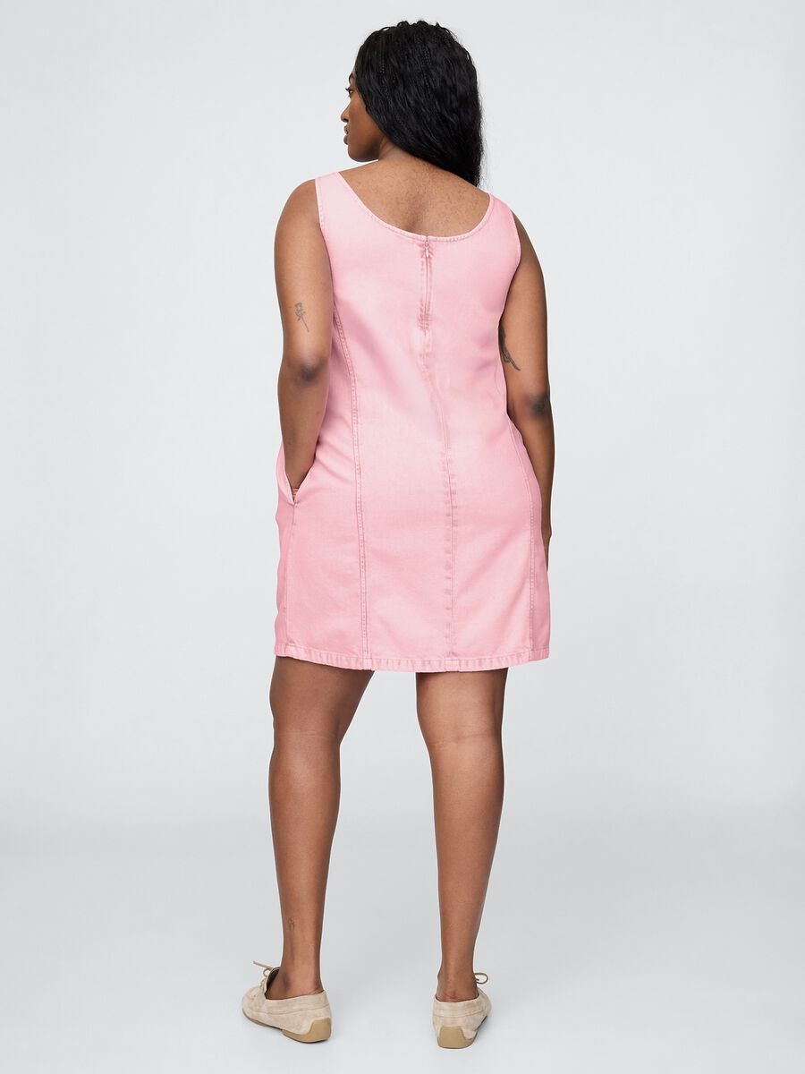 Abito estivo rosa senza maniche Donna_5