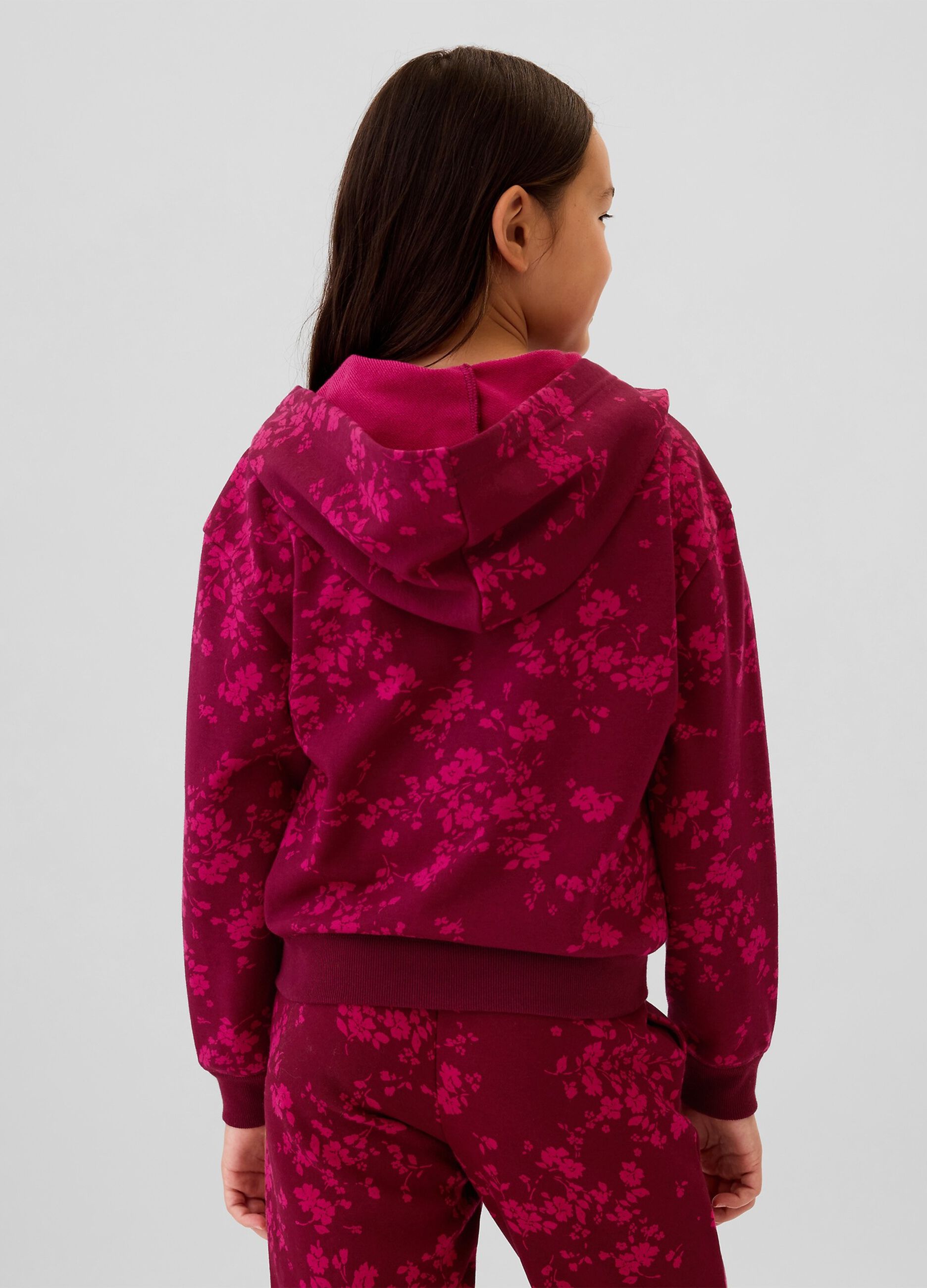 Full-zip con cappuccio e ricamo logo_2