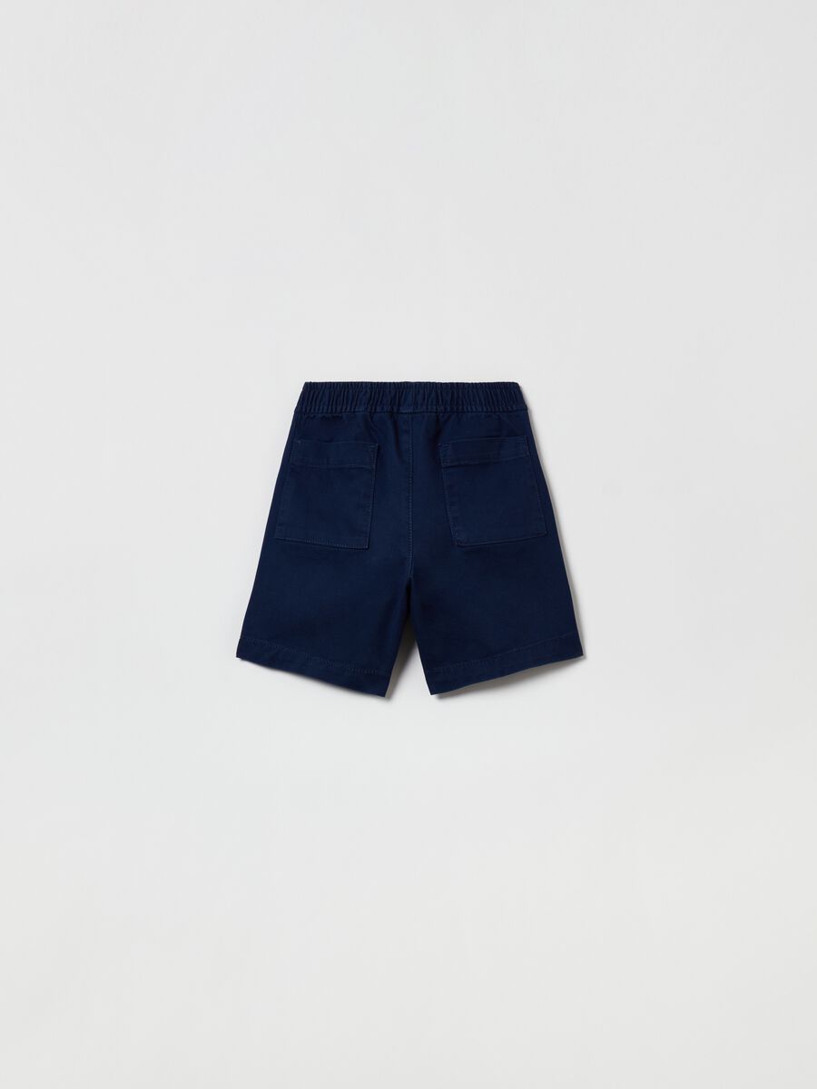 Shorts in cotone con coulisse Bambino_1