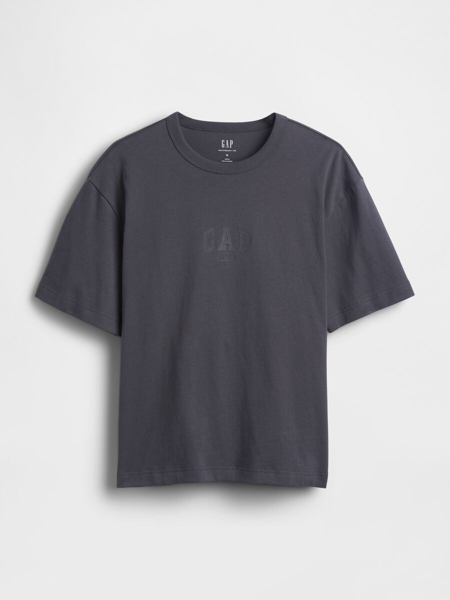 T-shirt in puro cotone a maniche corte con logo GAP Uomo_3