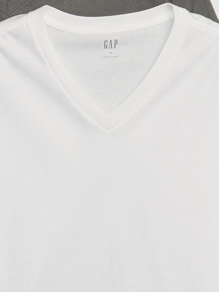 Tripack t-shirt con scollo a V Uomo_3