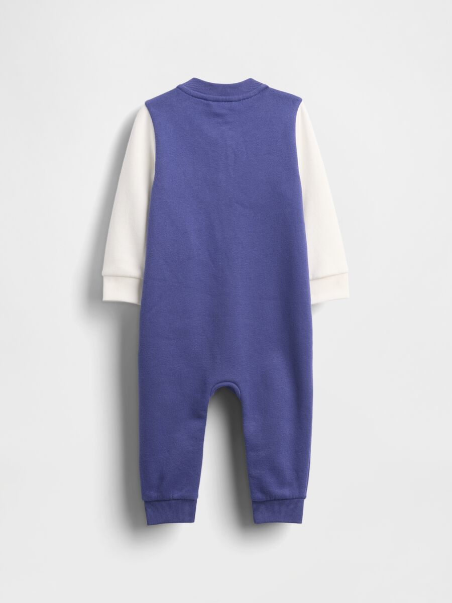 Tutina blu in misto cotone per neonato Neonato_1