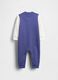 Tutina blu in misto cotone per neonato_1
