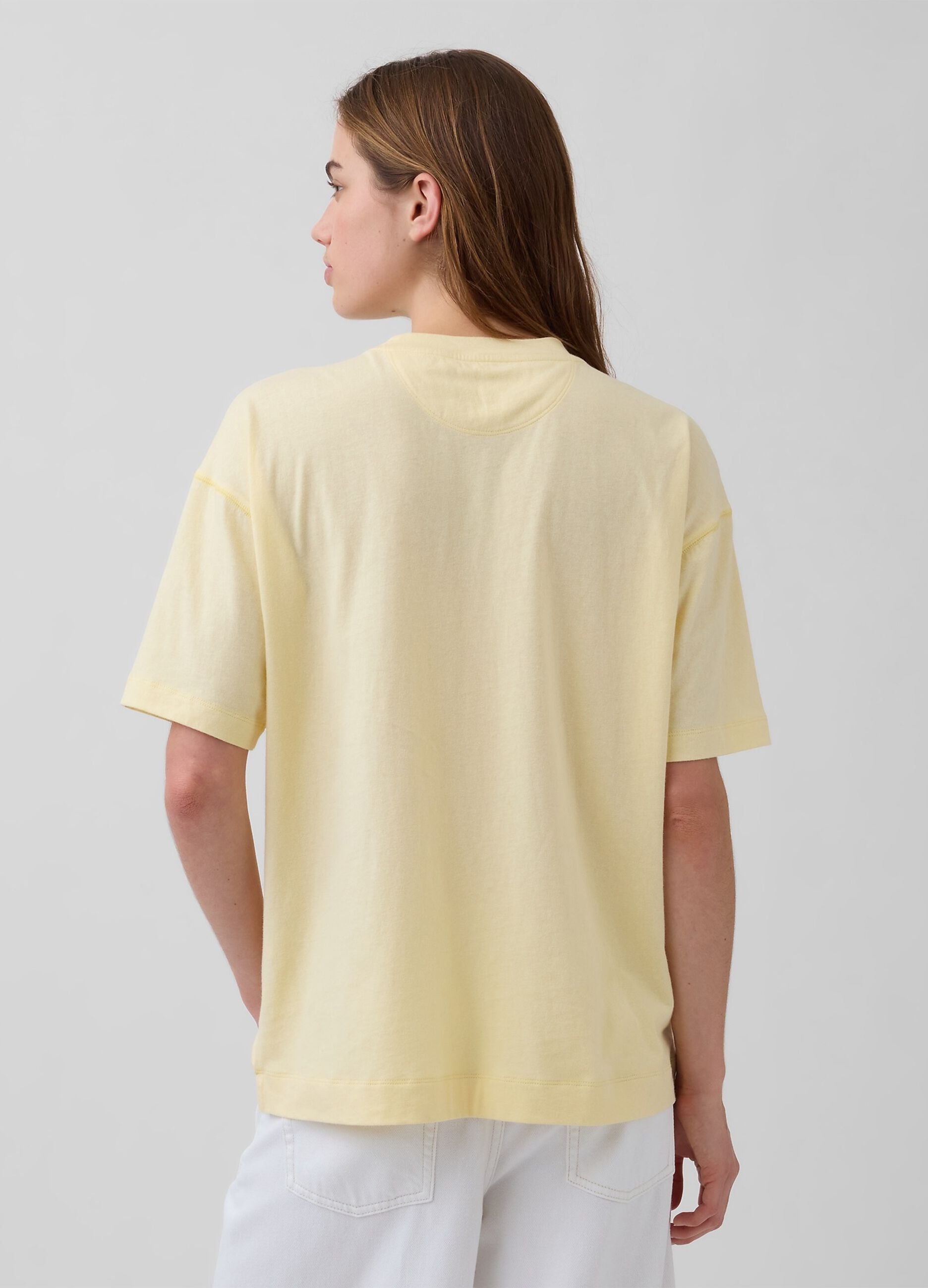 T-shirt in puro cotone a maniche corte con logo GAP