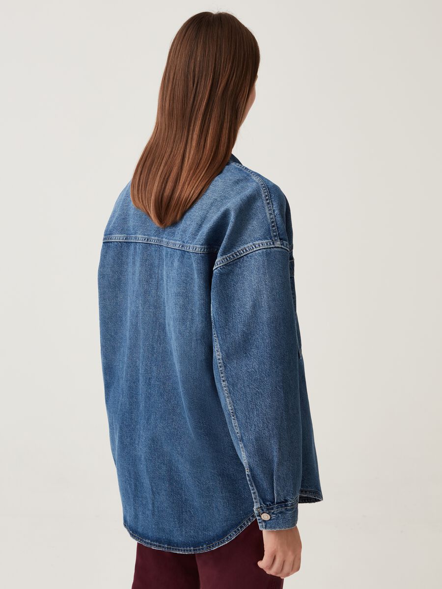 Shacket in denim Donna_2
