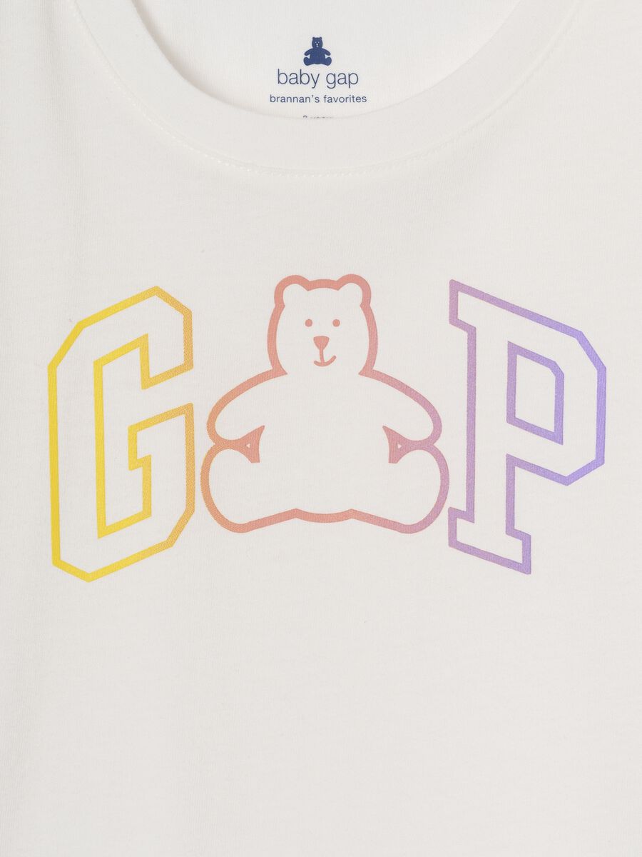 Short Sleeve Bear Graphic T-shirt GAP Kids Baby Girl_2