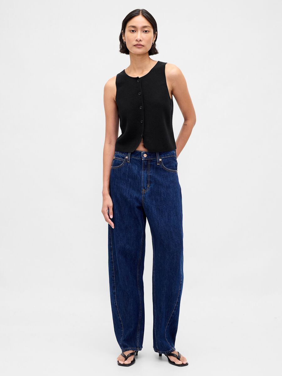 Gilet CashSoft in misto cotone Donna_1