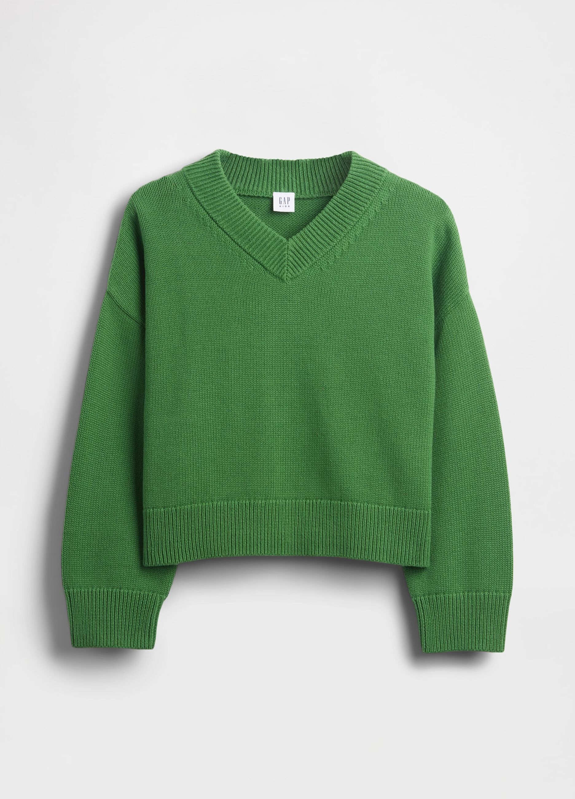 Maglione verde in cotone_3