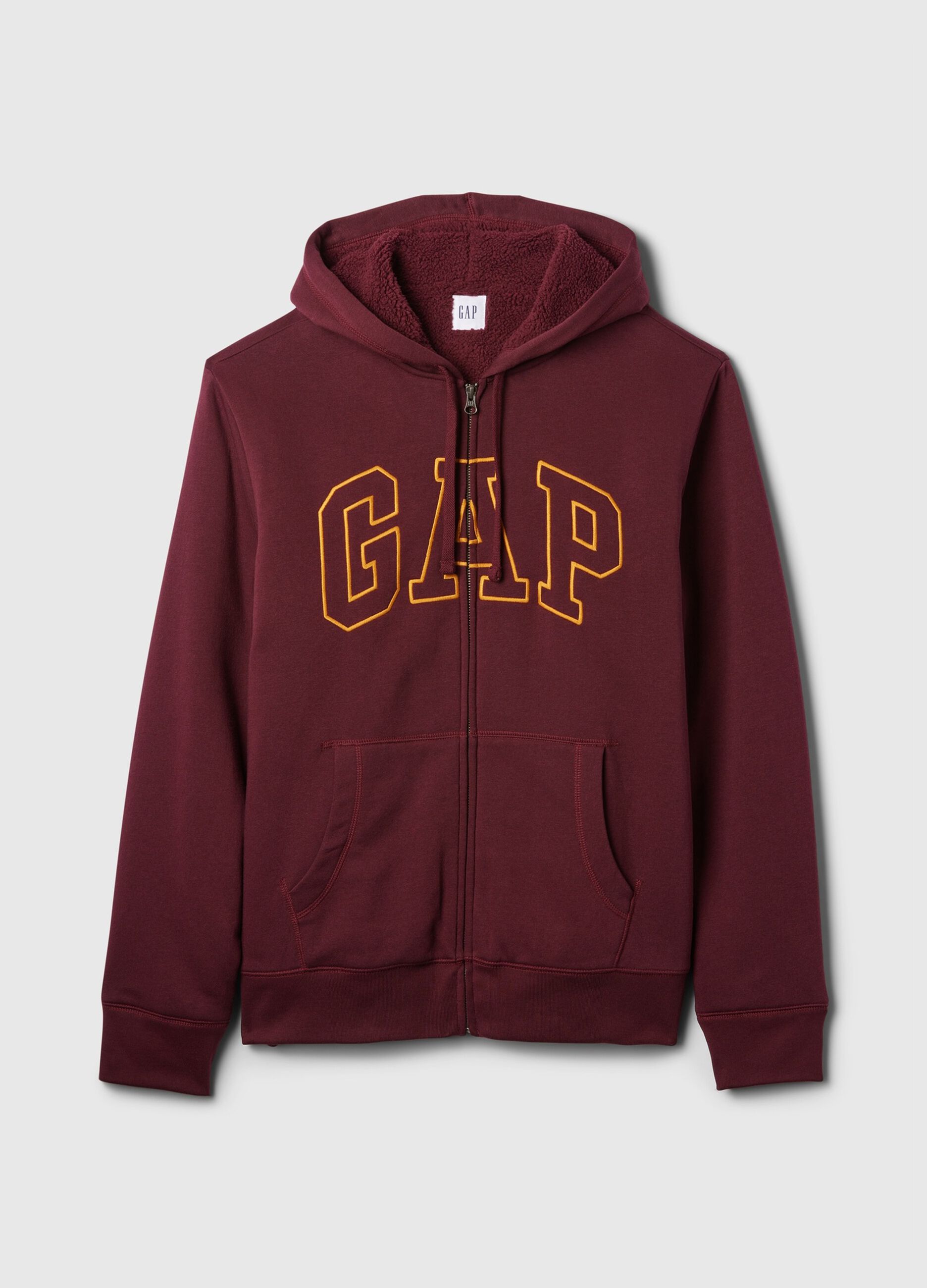 Felpa con cappuccio ricamo logo_3