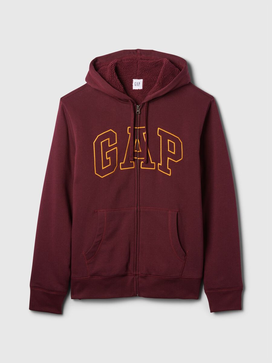 Felpa con cappuccio ricamo logo Uomo_3