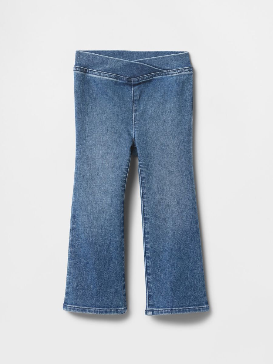 Pantaloni denim elasticizzati Bambina_0