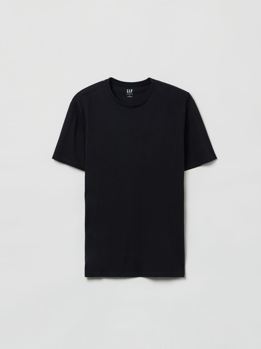 Cotton T-shirt with round neck Man_1