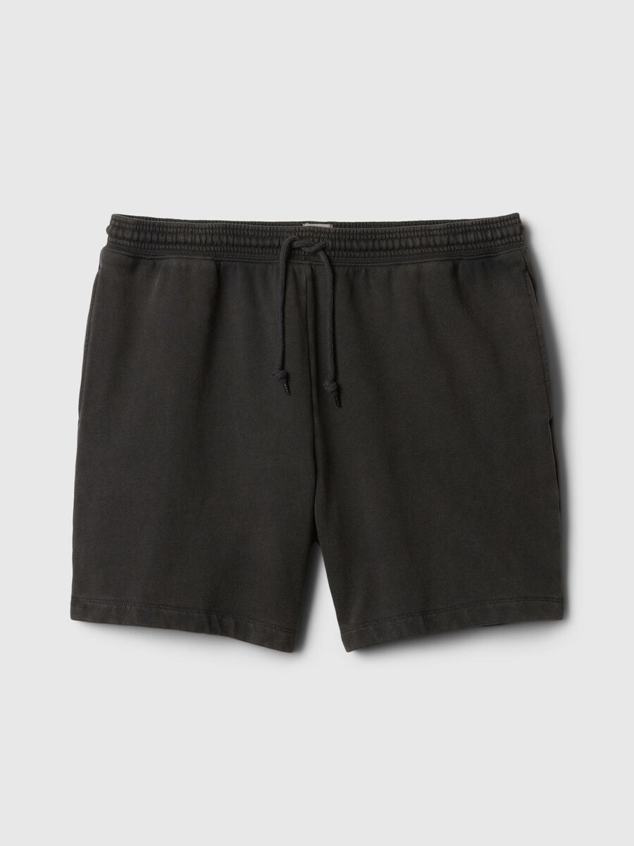 Bermuda jogger in felpa con coulisse Uomo_4