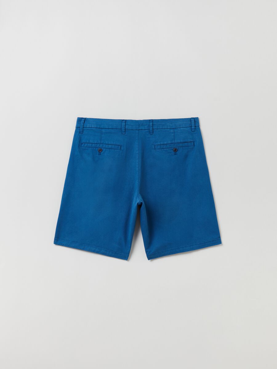 Shorts in stretch cotton Man_2