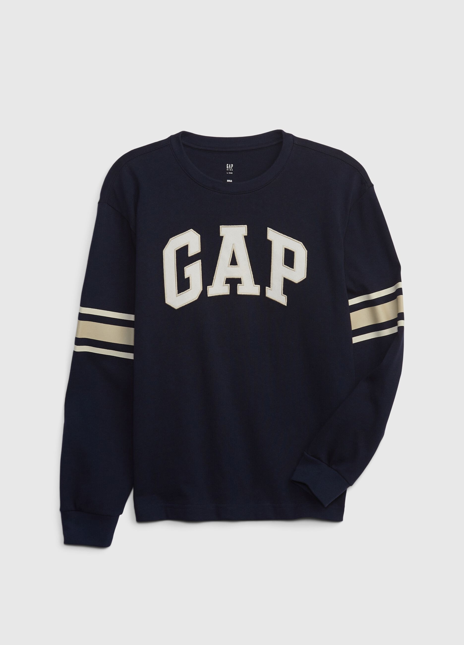 Oversized T-shirt with logo embroidery