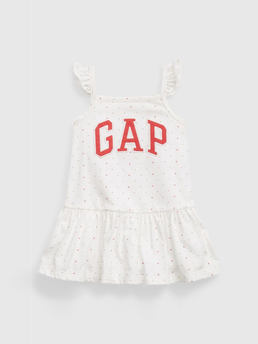 Set vestitino con patch logo e culotte Neonato_1