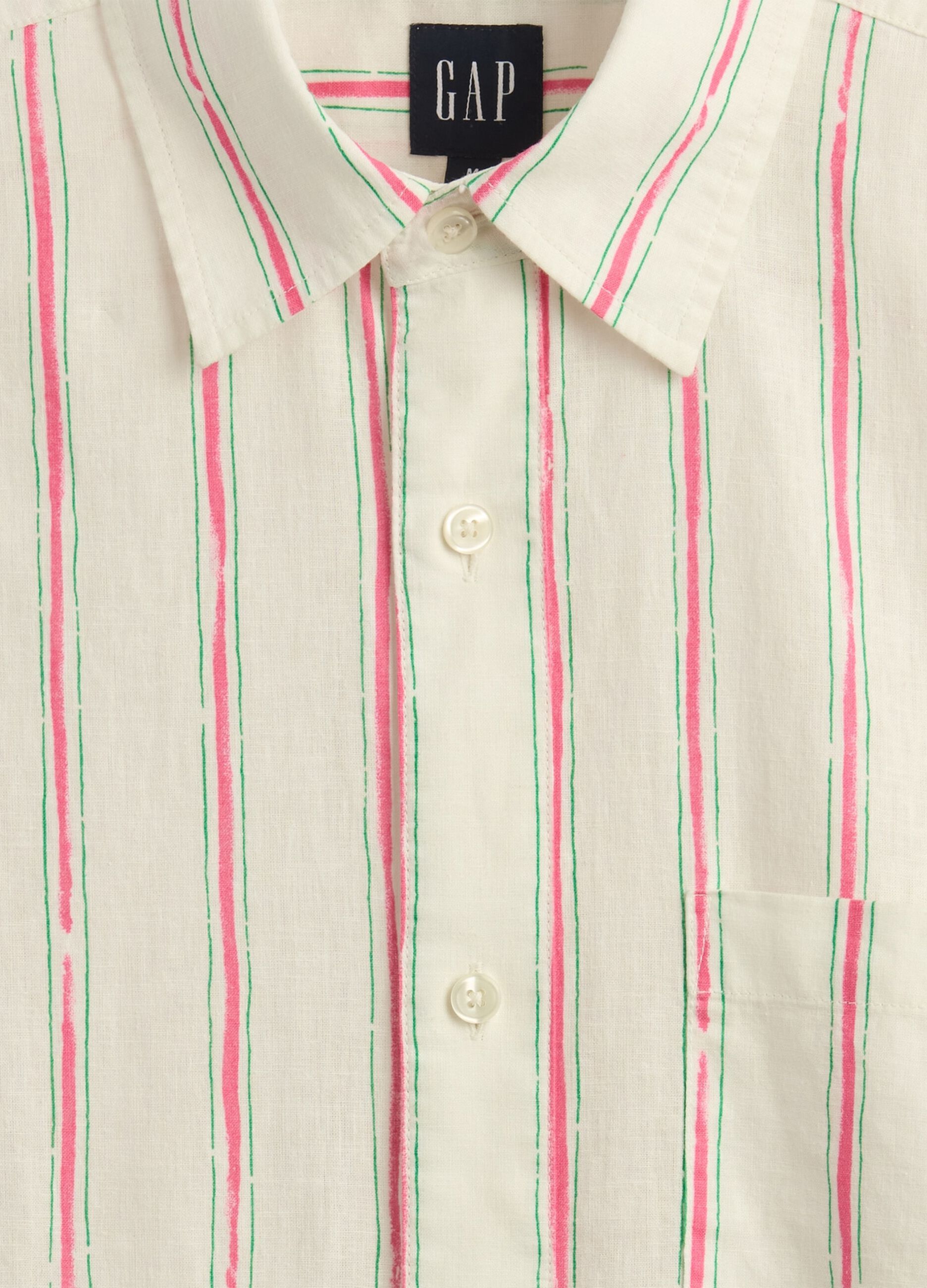 Camicia a righe in cotone_4