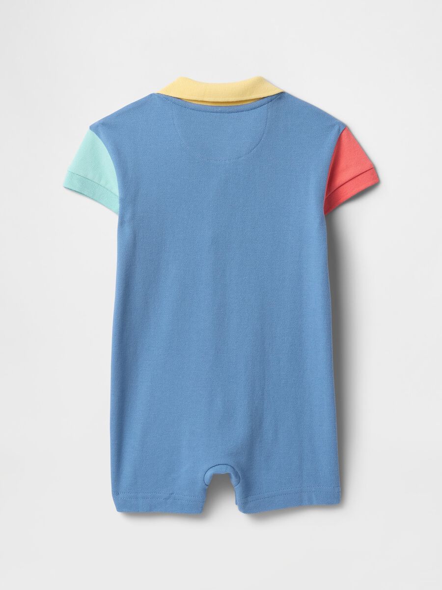 Multicolour Stretch Cotton Baby Romper GAP Kids Newborn Boy_1