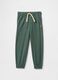 Pantaloni jogger con elastico in vita_0