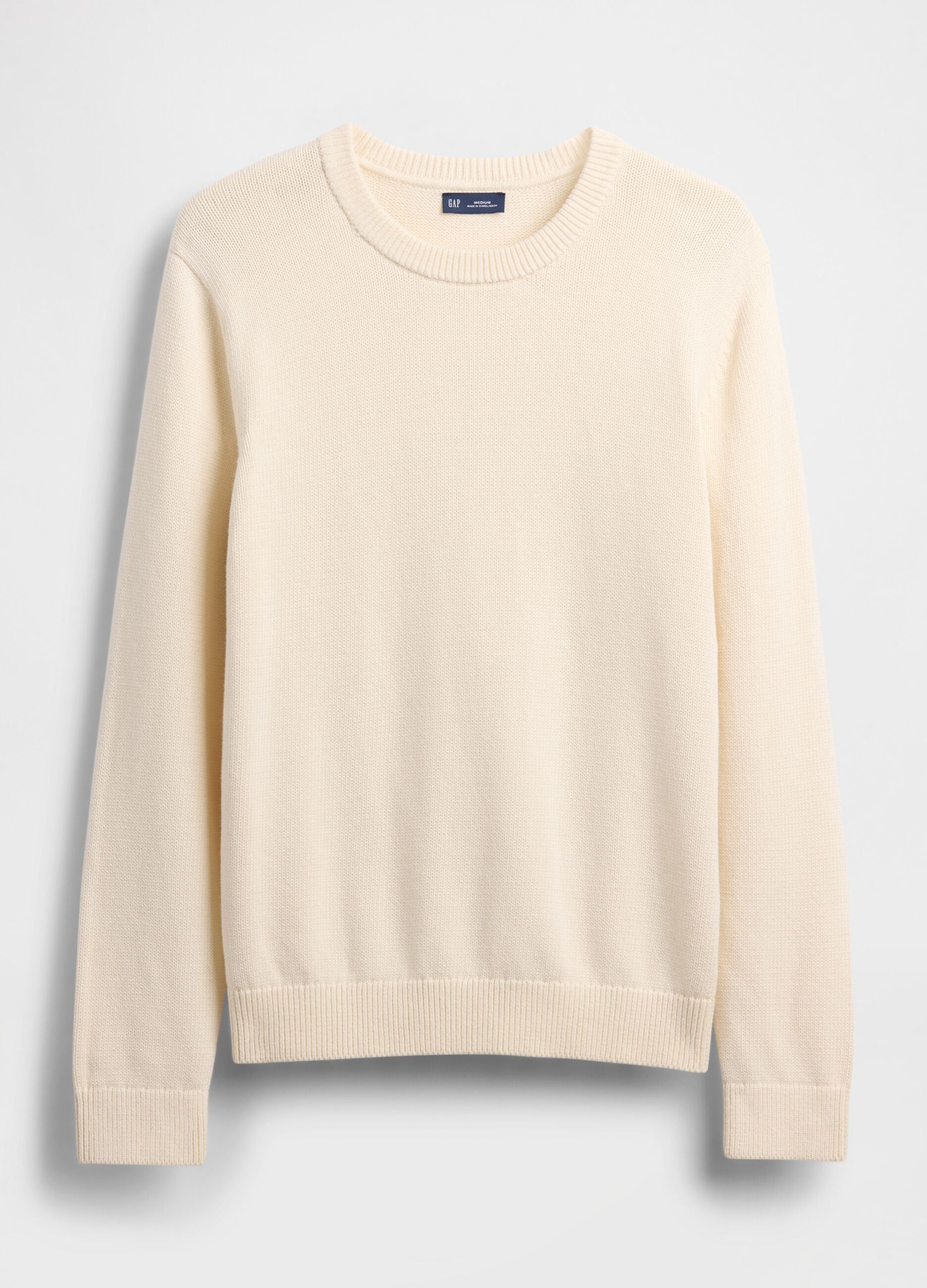 Pullover bianco in cotone_4