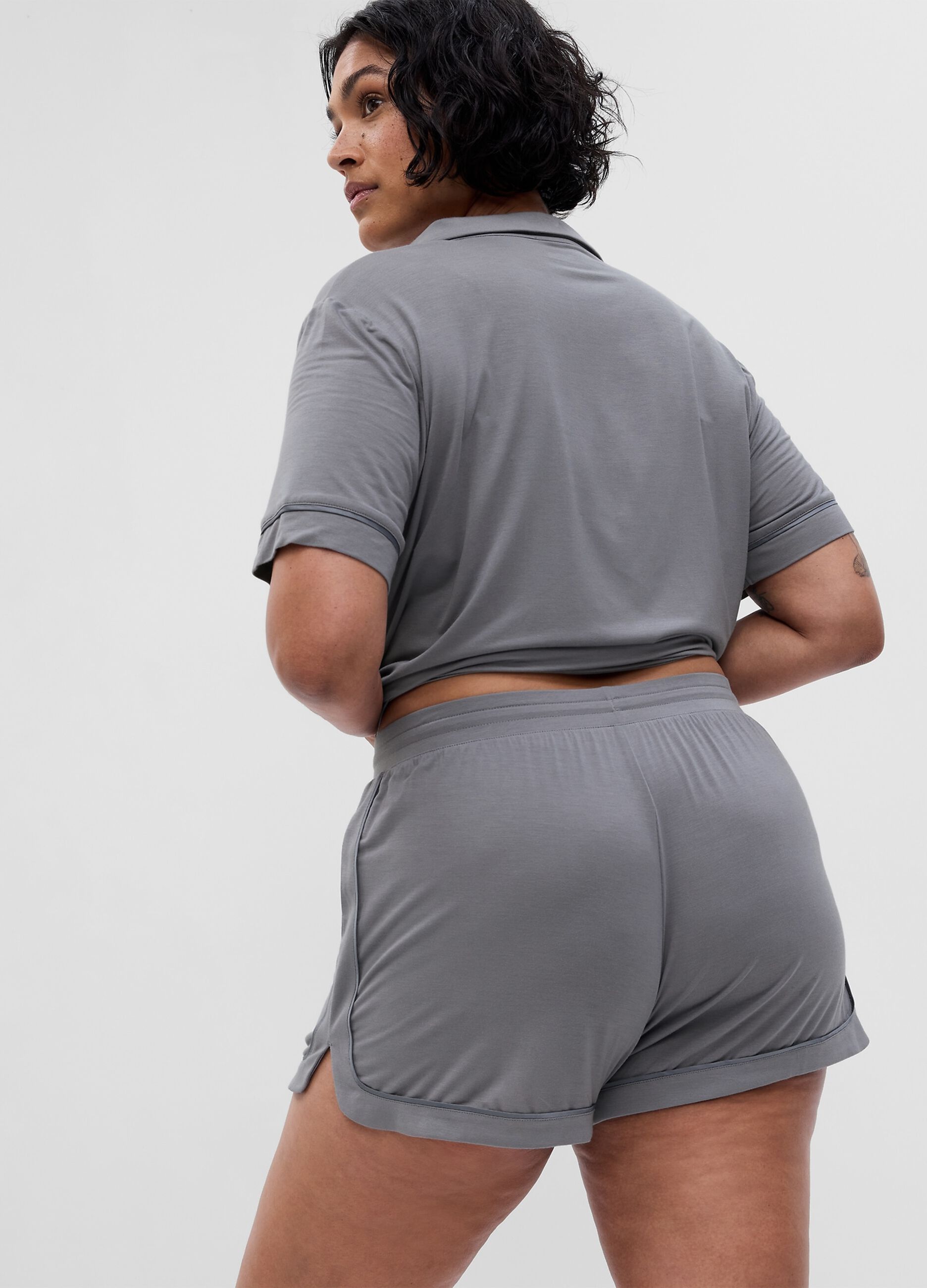 Shorts pigiama con coulisse_4