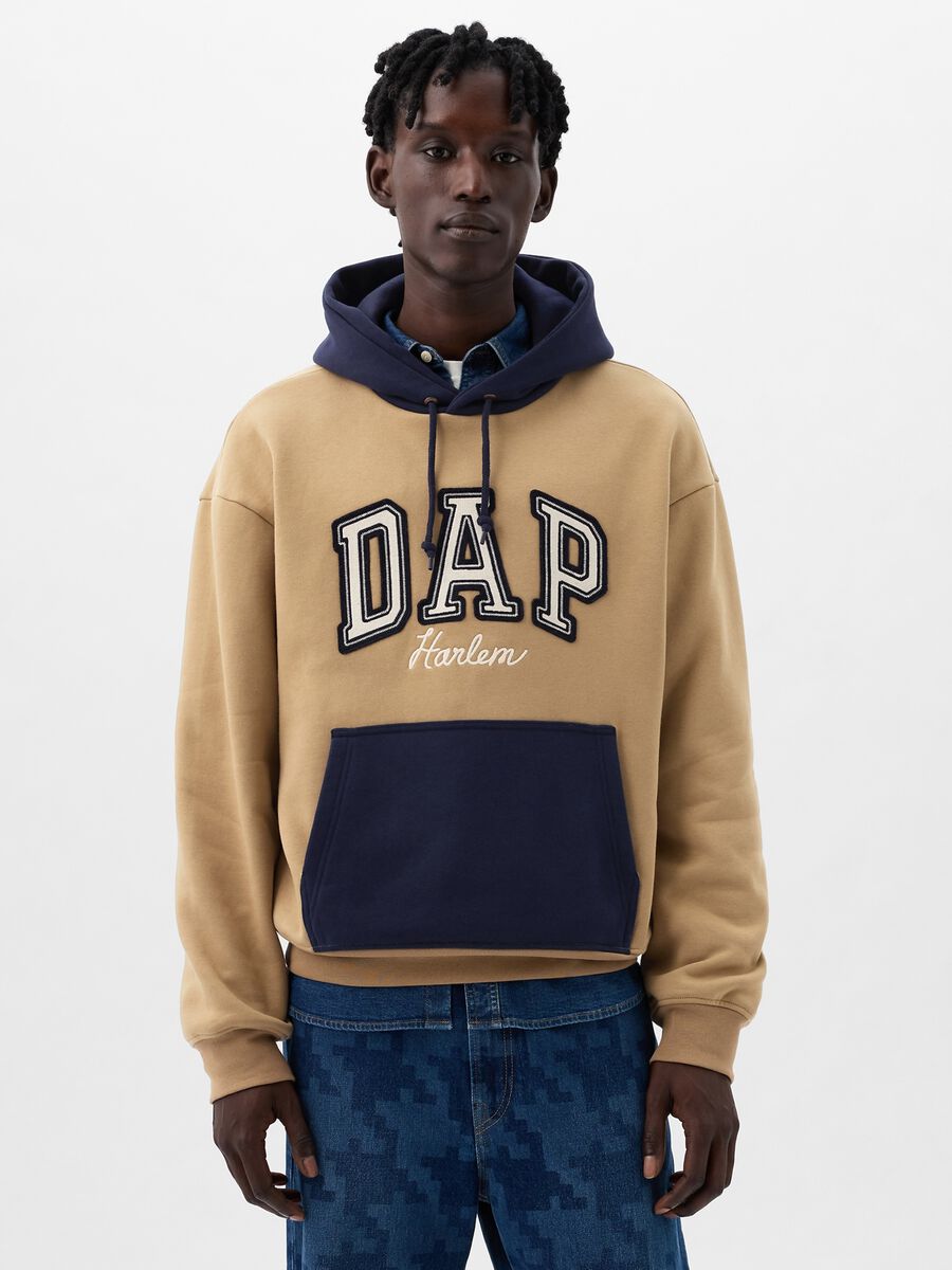 DAP x GAP Felpa con cappuccio e ricamo logo Unisex_2