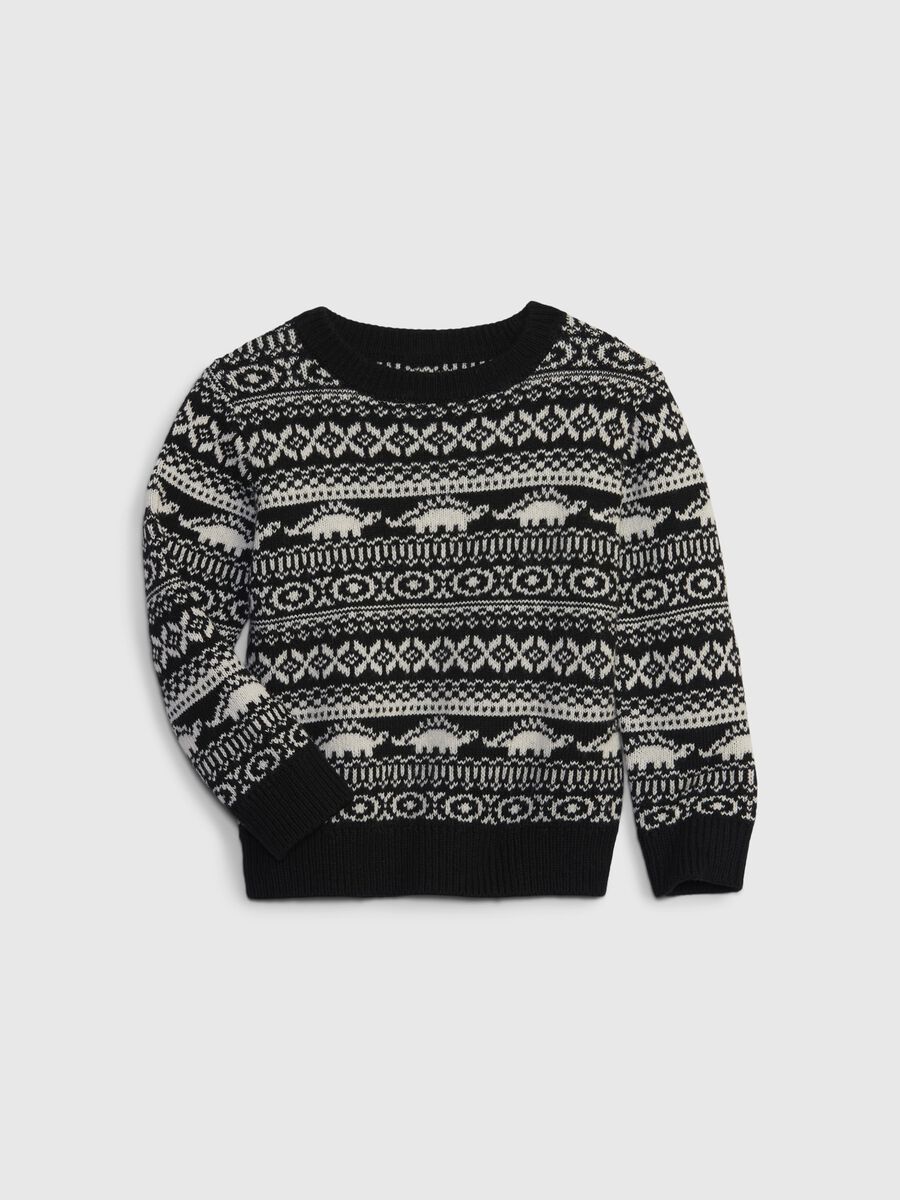 Pullover with Fair Isle design Toddler Boy_0